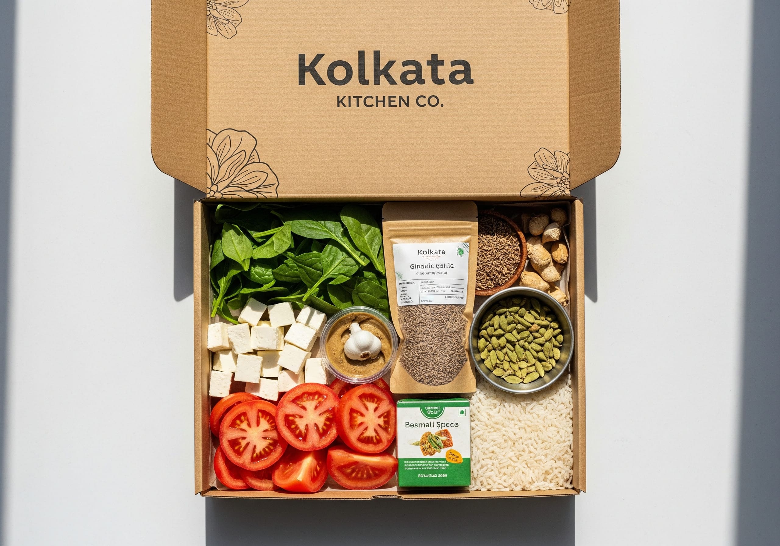 Kolkata Kitchen Co. Meal-Kit Branding