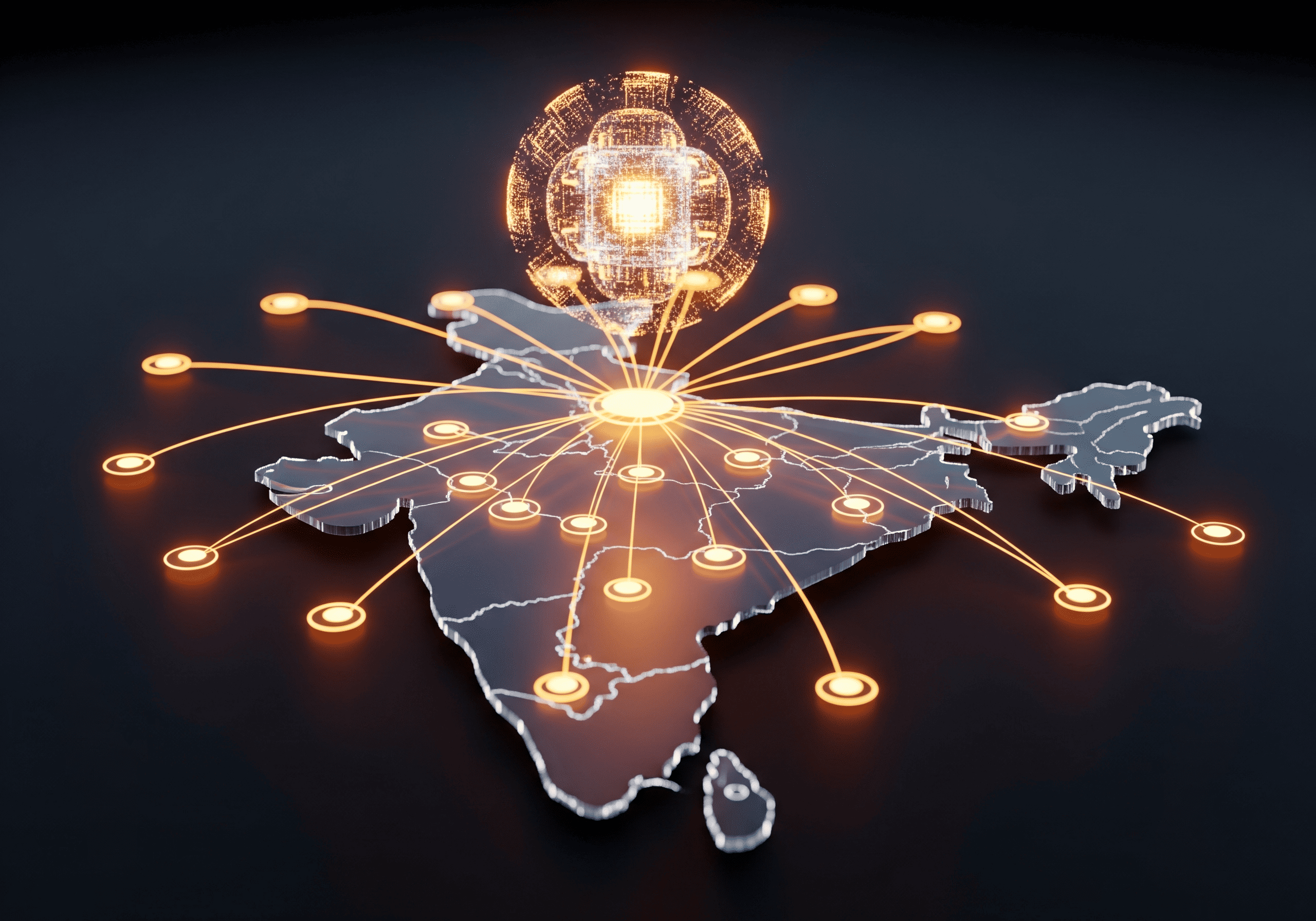 The modernized and automated factory floor of 'Bharat Manufacturing Co.'.