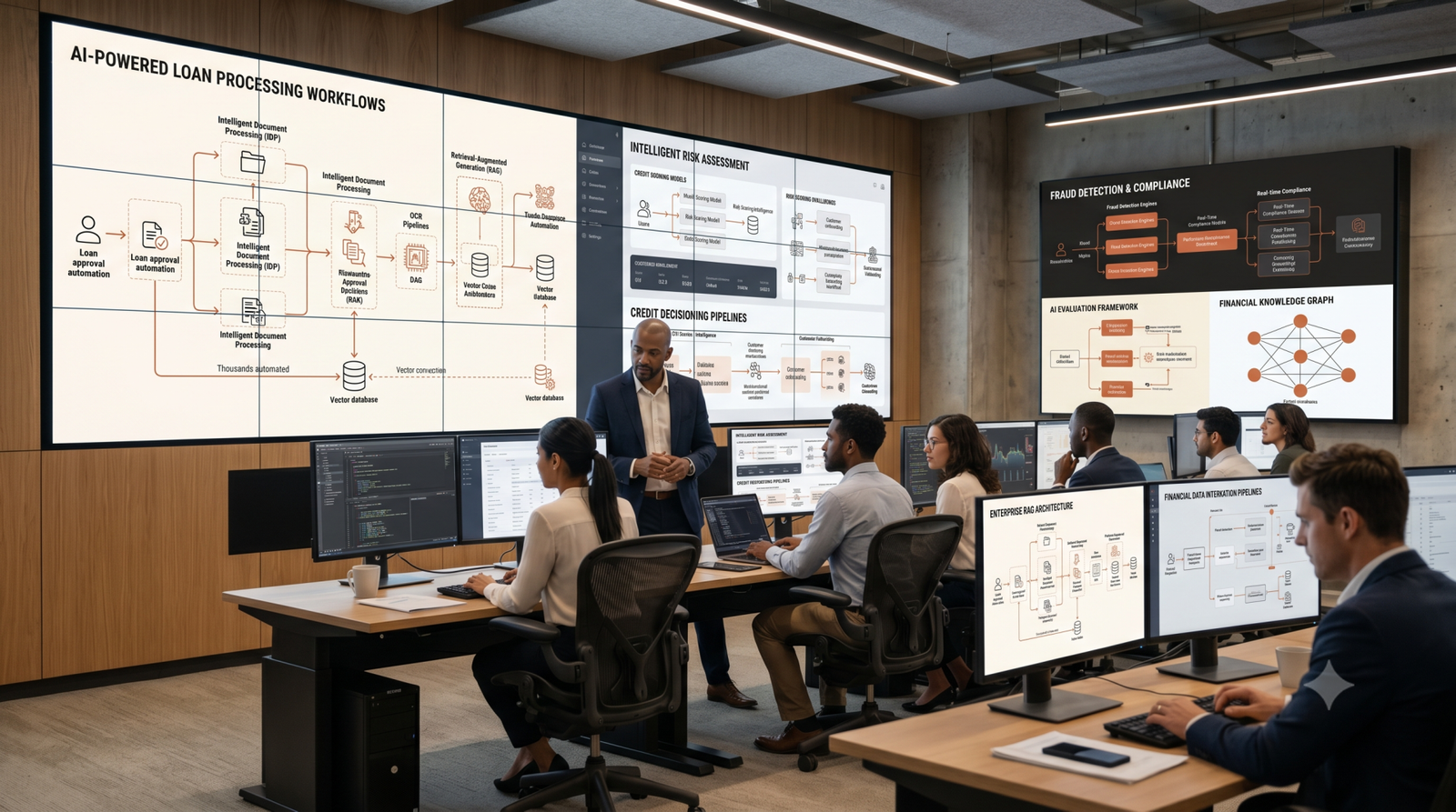 FinTech Risk Automation: How We Reduced Loan Processing Time by 80% Using a Custom RAG Architecture