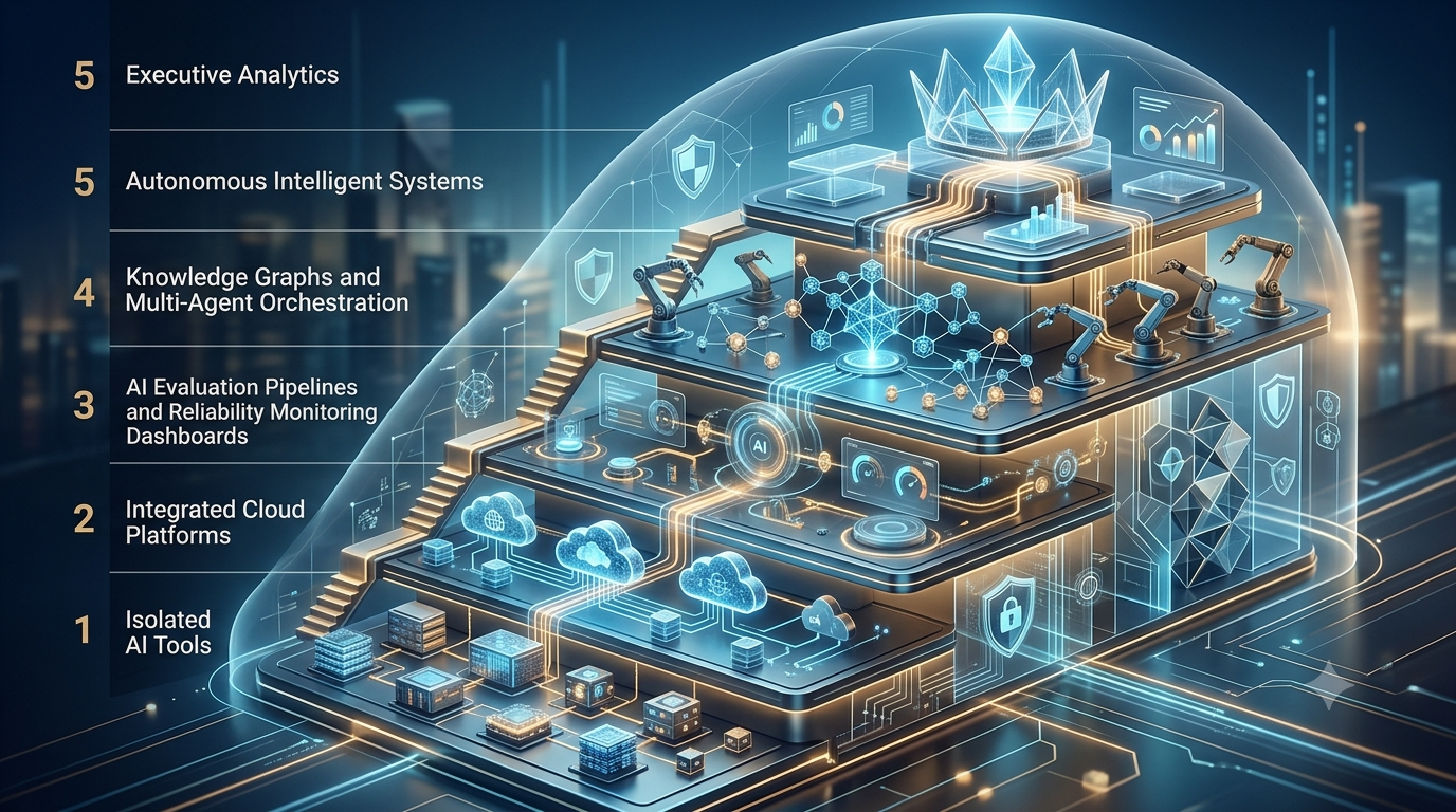 The Enterprise AI Maturity Model: Why Most Companies Are Still at Level 1 While the Leaders Are Building Level 5 Systems