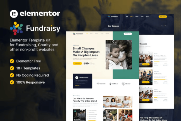 Fundraissy – Charity & Fundraising WordPress