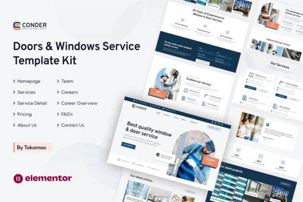 Conderr | Doors & Windows Service Wordpress